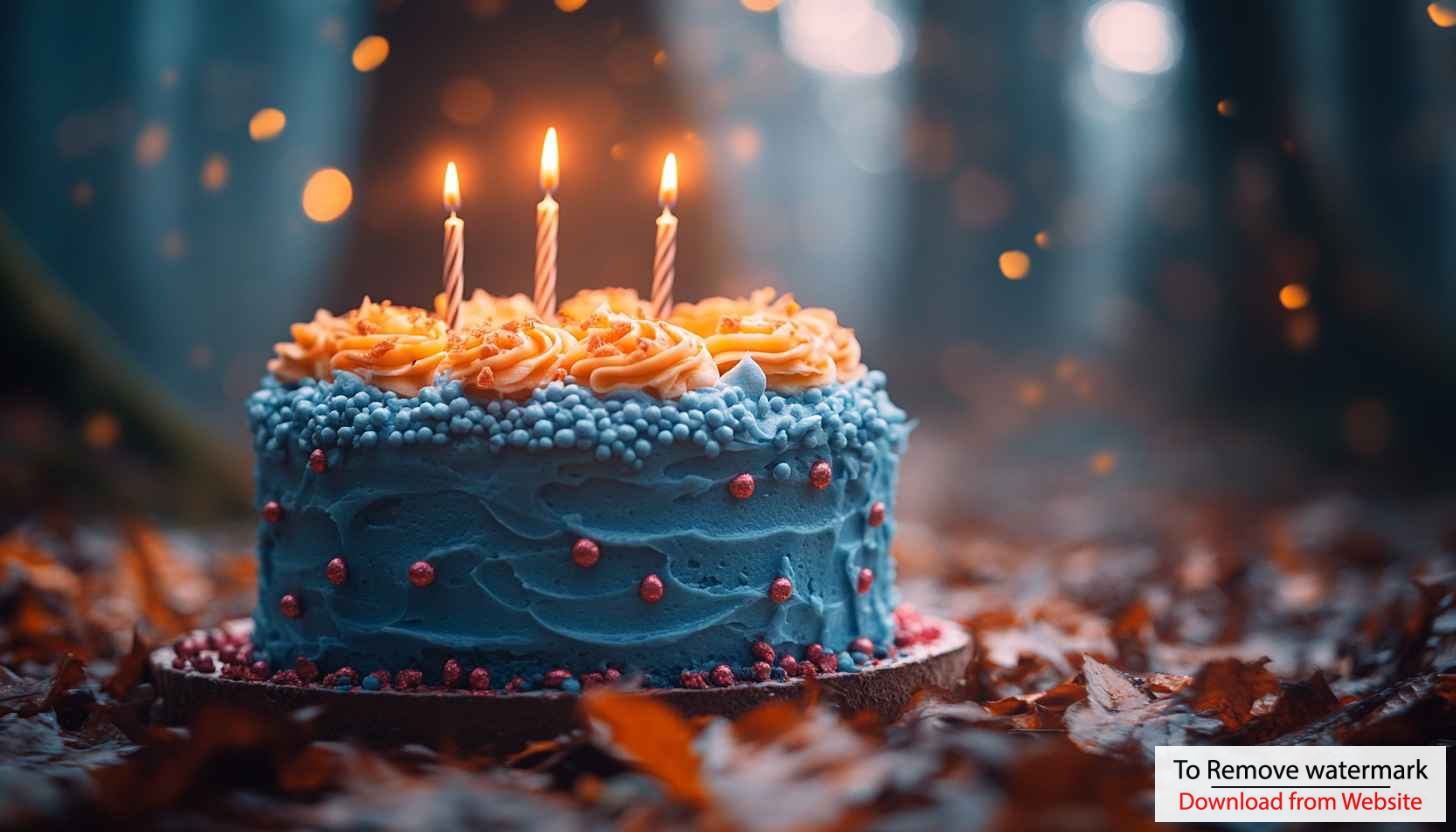 Birthday Cake Wallpaper: Celebration Cake Desktop Background 4K