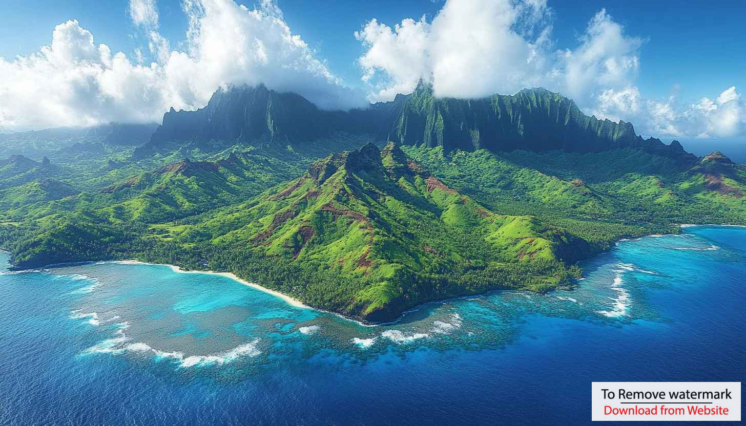 Tropical Island Scenery Wallpaper for Desktop and Mobile