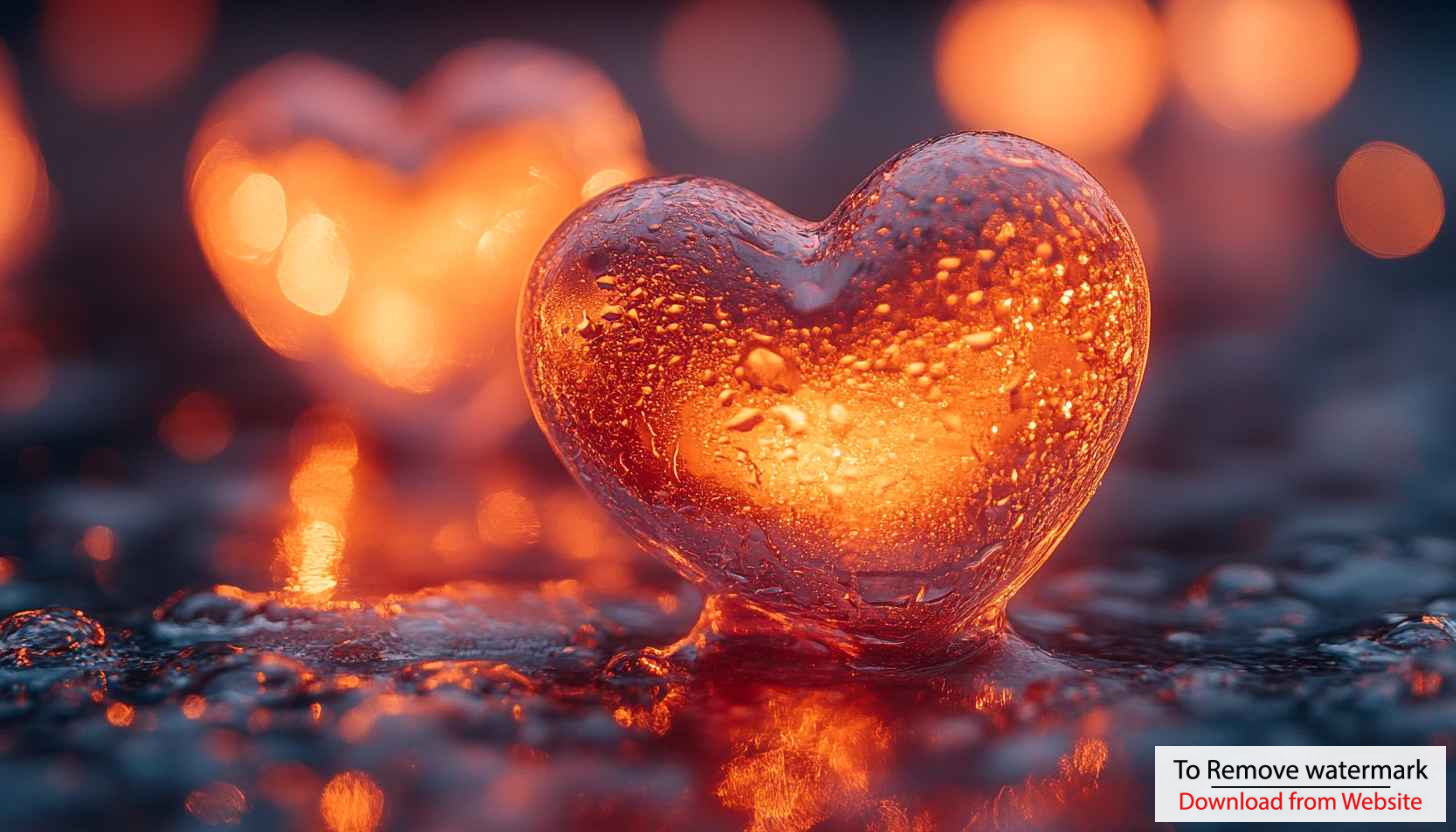 Valentines day Wallpaper: Heart Love HD Aesthetic desktop Background