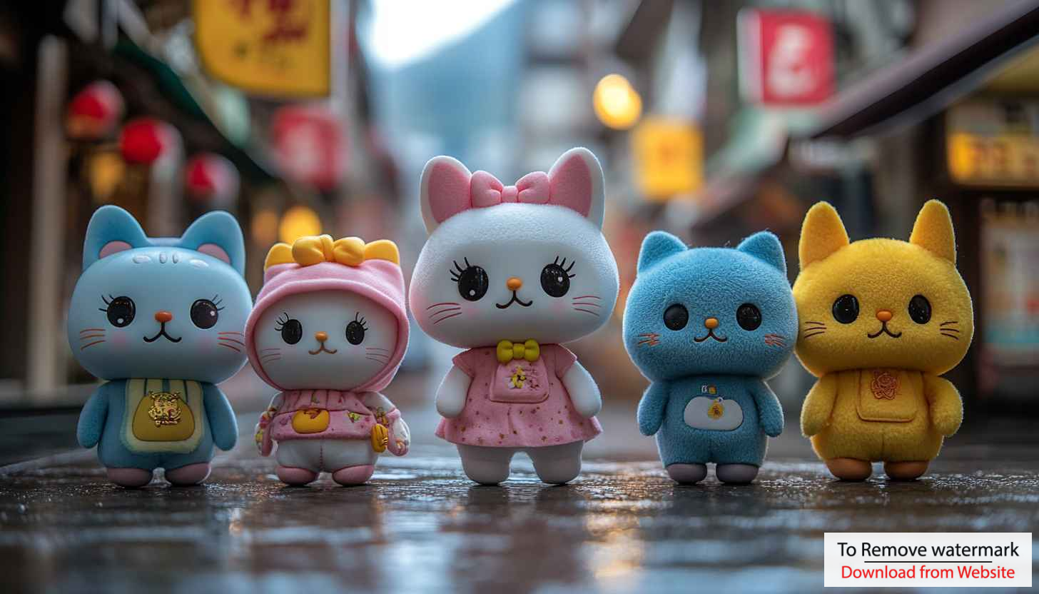 Cute Cat Wallpaper: Kawaii Plushie Cats - Phone & Desktop Backgrounds Cute Cat Wallpaper: Kawaii Plushie Cats - Phone & Desktop Backgrounds