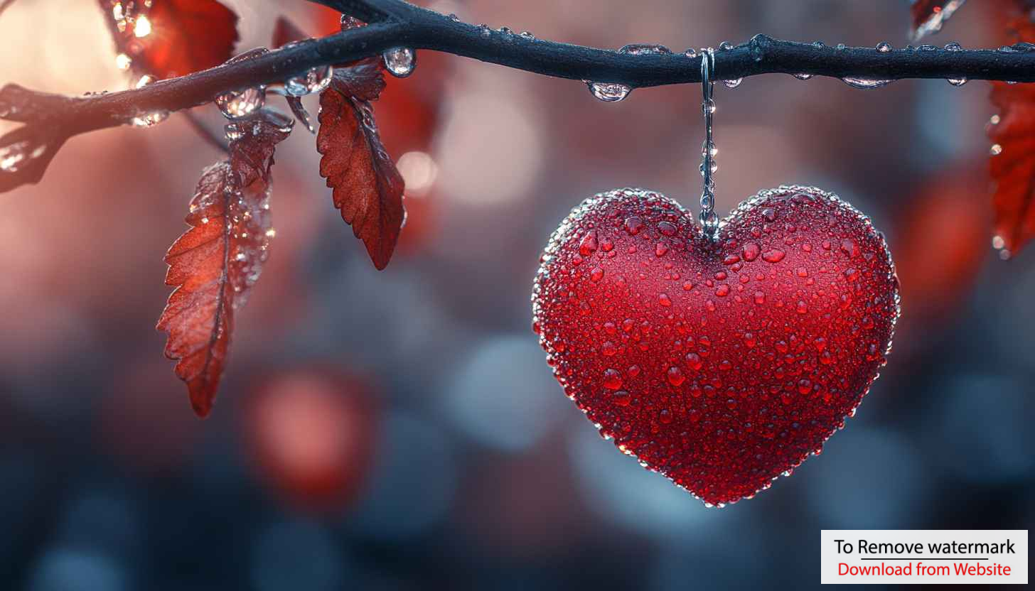 Heart Wallpaper: Romantic Love, Valentines Day, Desktop Backgrounds, 4K