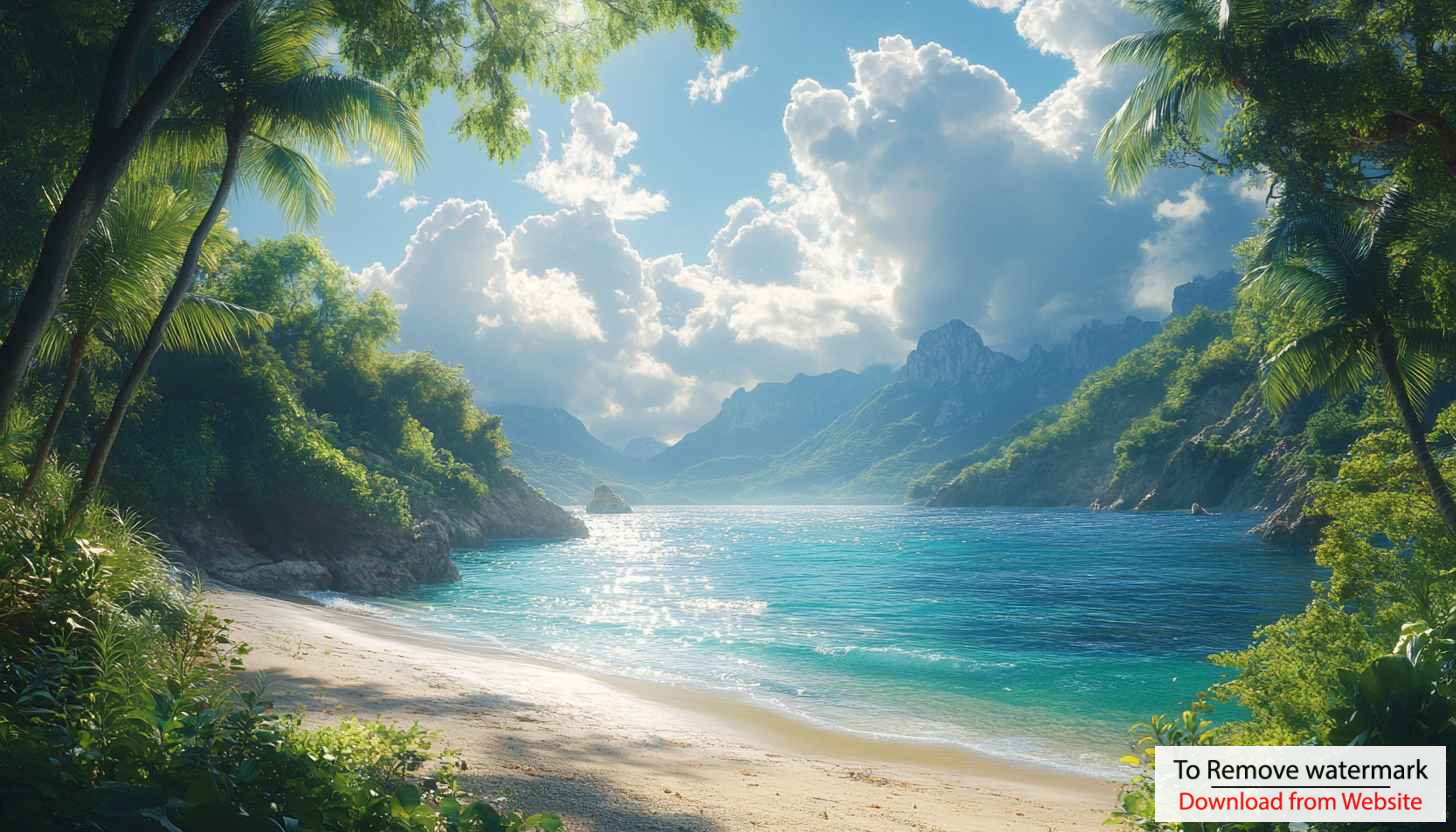 Tropical Beach Wallpaper: Ocean View, Palm Trees, Summer Vibes HD Tropical Beach Wallpaper: Ocean View, Palm Trees, Summer Vibes HD