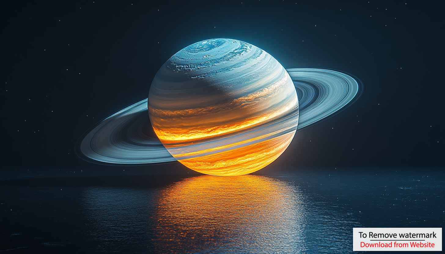 Saturn Planet Wallpaper: 4K Galaxy Space Aesthetic Desktop Background