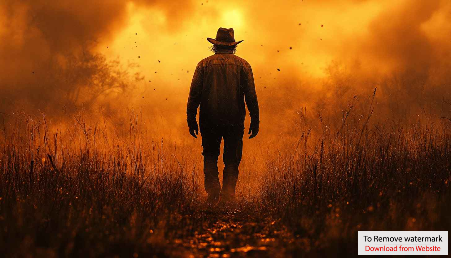 Cowboy Wallpaper: Man Walking Away, Western Theme Wallpaper, 4k Cowboy Wallpaper: Man Walking Away, Western Theme Wallpaper, 4k