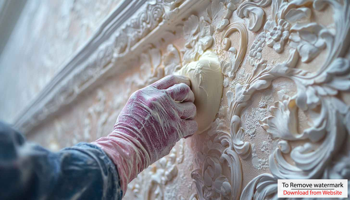 Texture Wallpaper: Ornamental Plaster Application, Decor, Renovation, Wall Design Texture Wallpaper: Ornamental Plaster Application, Decor, Renovation, Wall Design