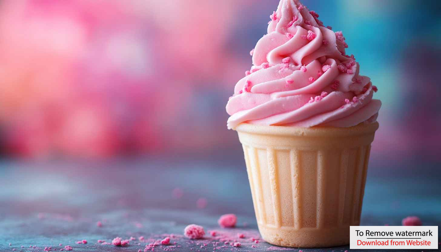 Pink Ice Cream Wallpaper For Desktop, Phone [4k, HD]