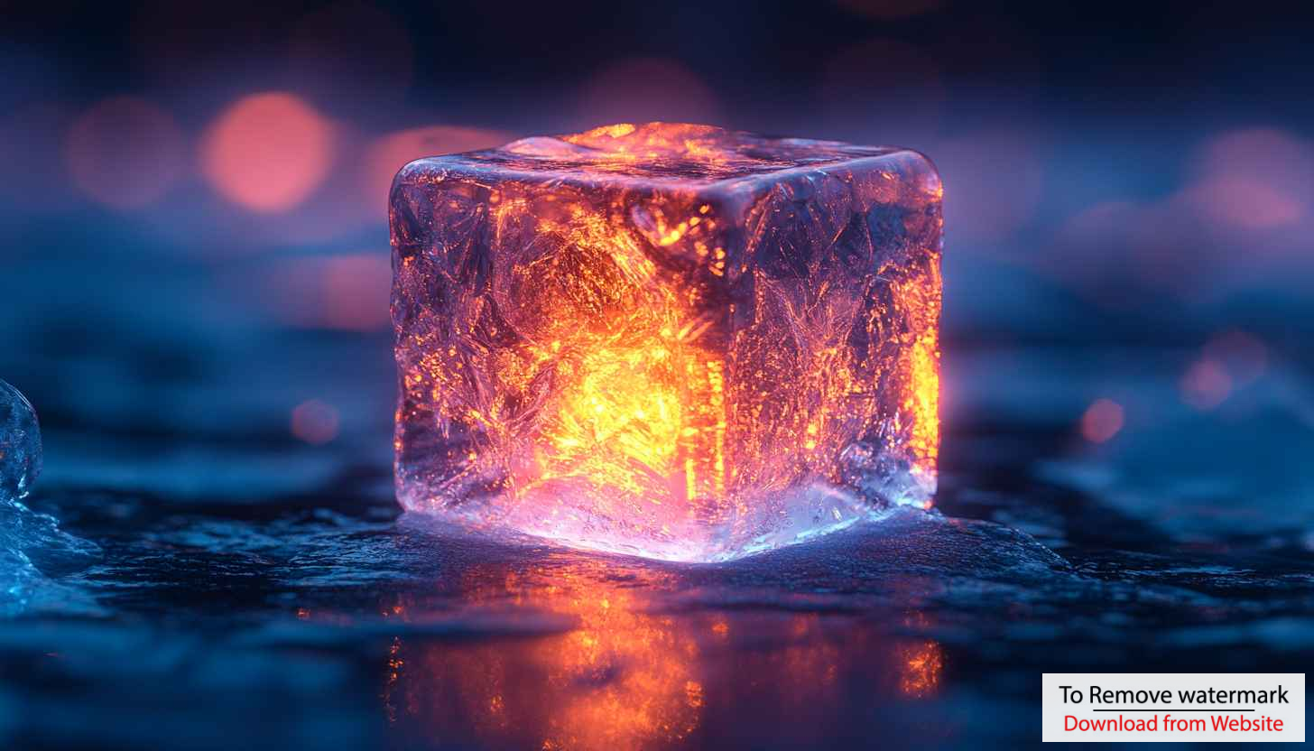 Glowing Ice Cube Wallpaper: 4K, Laptop, Desktop Backgrounds & More Glowing Ice Cube Wallpaper: 4K, Laptop, Desktop Backgrounds & More