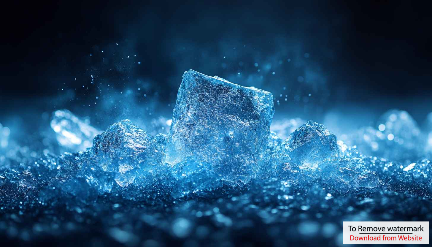 Ice Wallpaper: Abstract Blue Ice Cubes for Desktop & Mobile Ice Wallpaper: Abstract Blue Ice Cubes for Desktop & Mobile