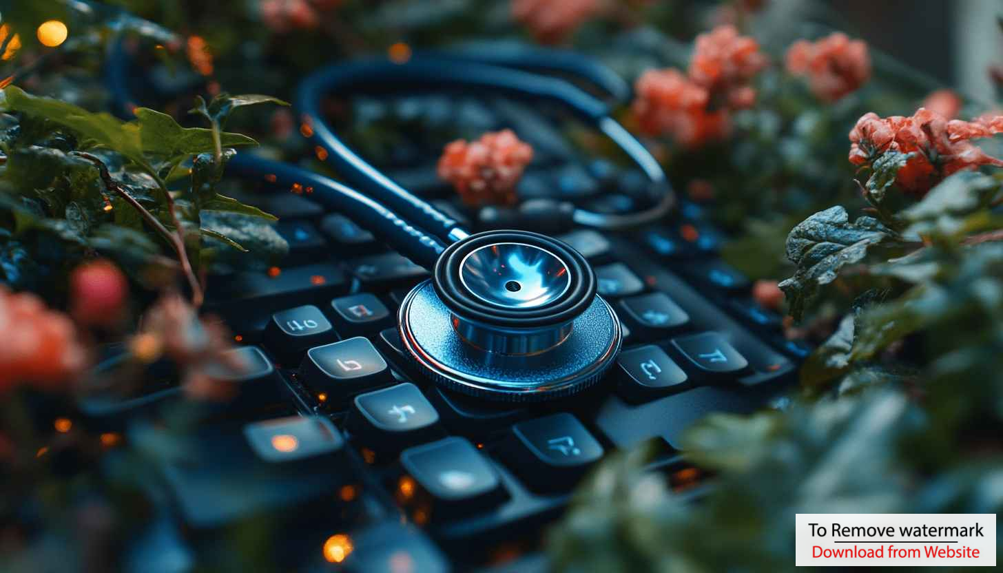 Medical Wallpaper: Stethoscope on Keyboard, Healthcare Wallpaper, 4K Wallpaper Medical Wallpaper: Stethoscope on Keyboard, Healthcare Wallpaper, 4K Wallpaper