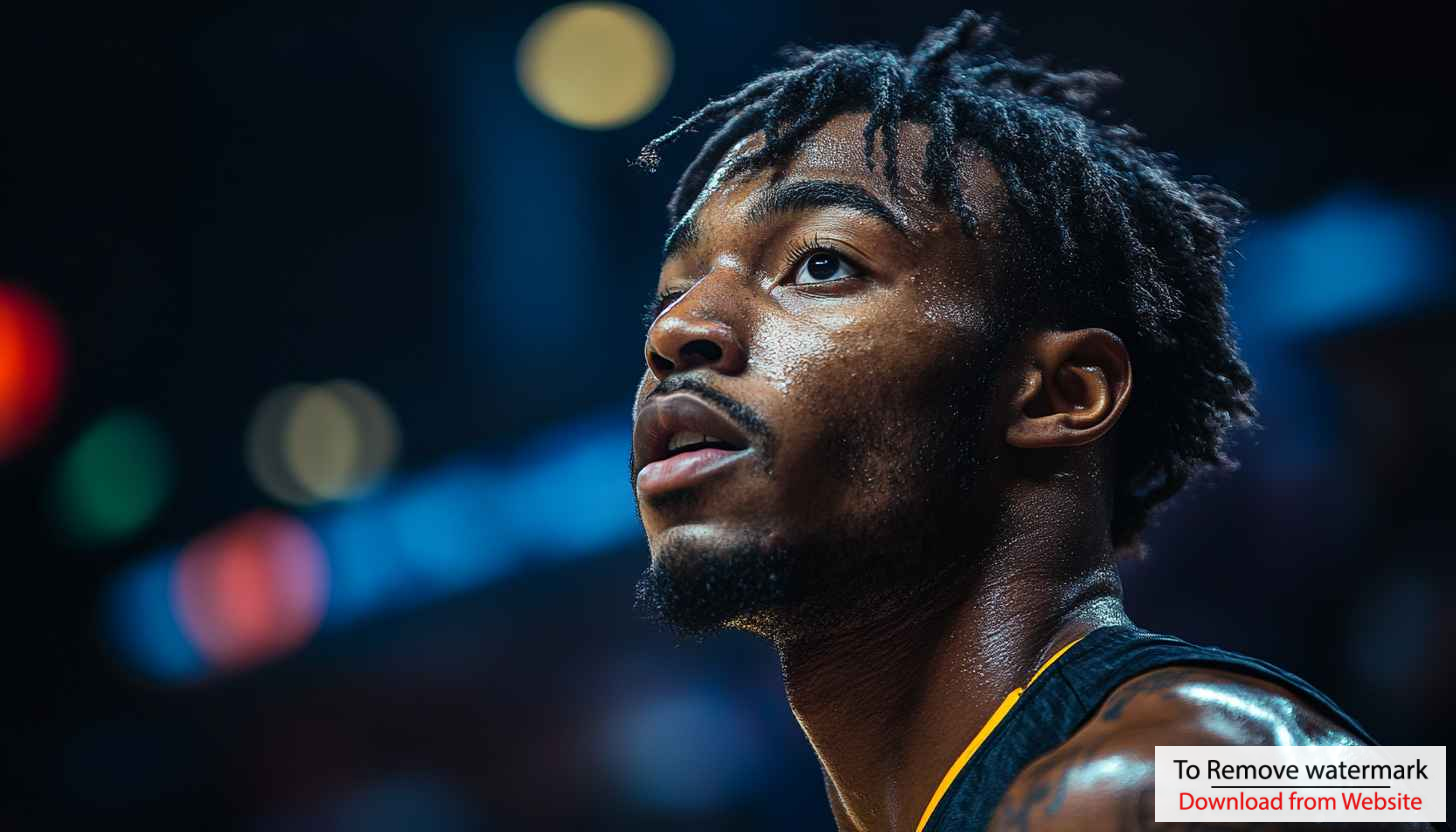 Basketball Player Wallpaper: Intense Focus, Athlete Wallpaper, Sports Background Basketball Player Wallpaper: Intense Focus, Athlete Wallpaper, Sports Background
