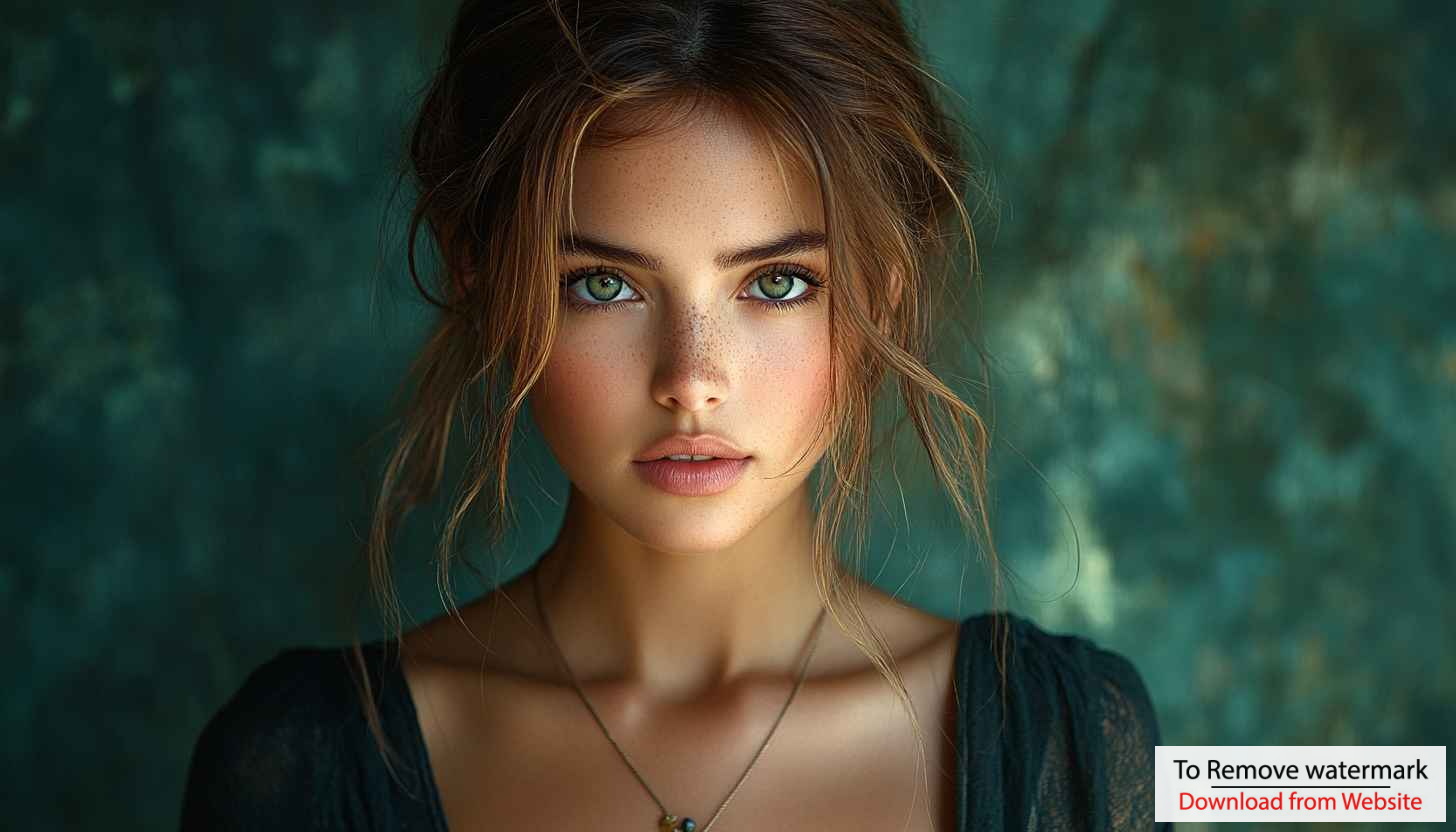 Beautiful Girl Portrait Wallpaper, Model, Freckles, Green Eyes, Woman Beautiful Girl Portrait Wallpaper, Model, Freckles, Green Eyes, Woman