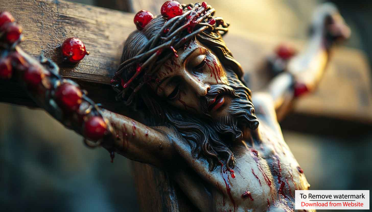 Jesus Christ on Cross Wallpaper, Christian Religious Theme Background Jesus Christ on Cross Wallpaper, Christian Religious Theme Background