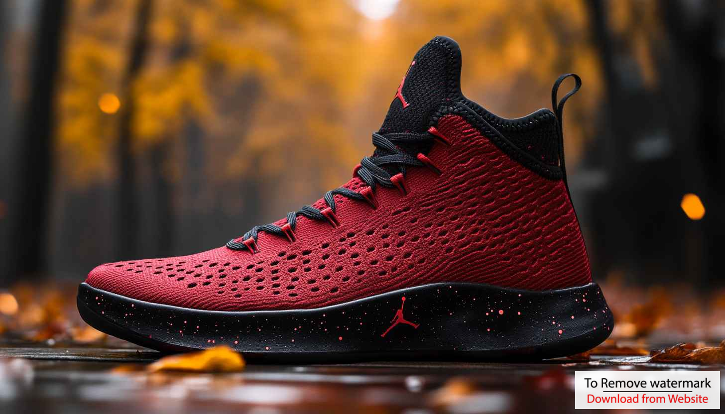 Air Jordan Shoes Wallpaper: High-Top Sneaker Background for Desktop & Mobile