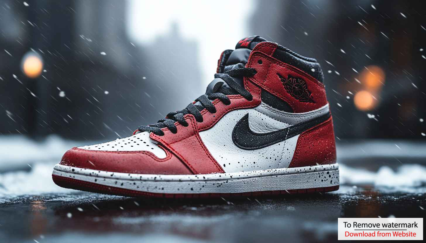 Air Jordan 1 Wallpaper: Red and White Shoe 4K Air Jordan 1 Wallpaper: Red and White Shoe 4K