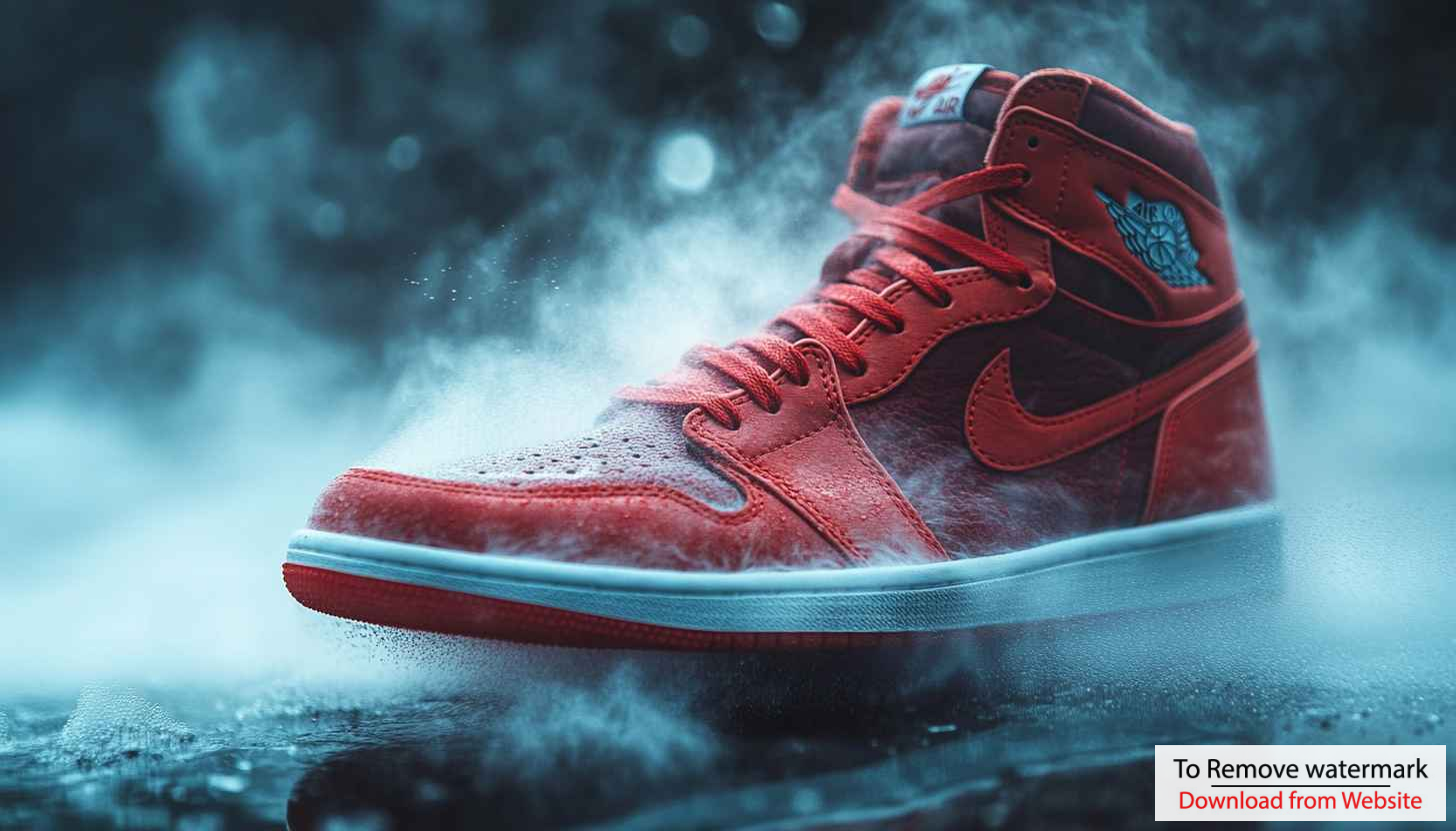 Air Jordan Shoe Wallpaper: Red High Top Sneaker 4K Wallpaper Air Jordan Shoe Wallpaper: Red High Top Sneaker 4K Wallpaper