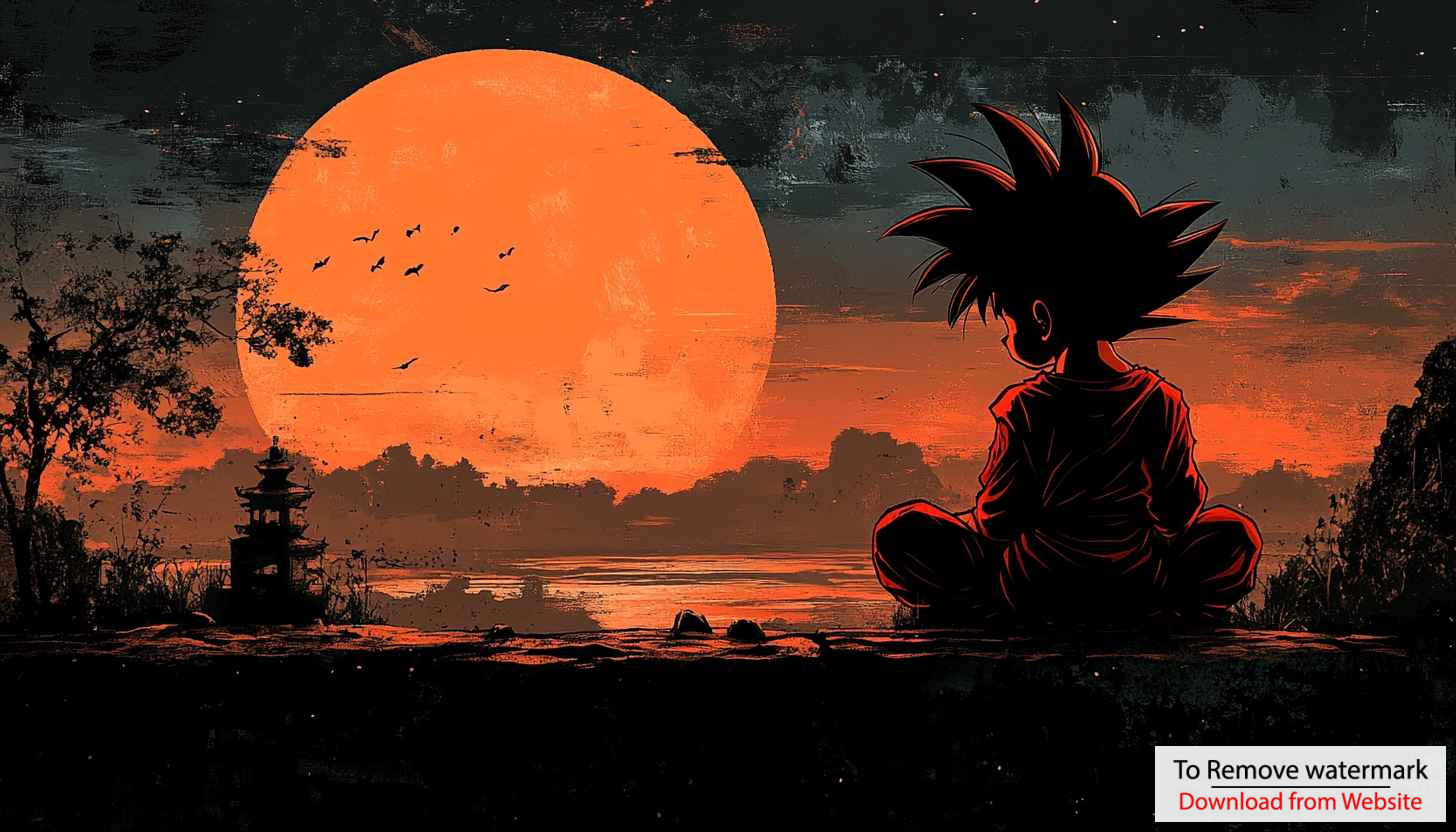 Dragon Ball Z Anime Wallpaper, Orange Sky, 4k, HD Dragon Ball Z Anime Wallpaper, Orange Sky, 4k, HD