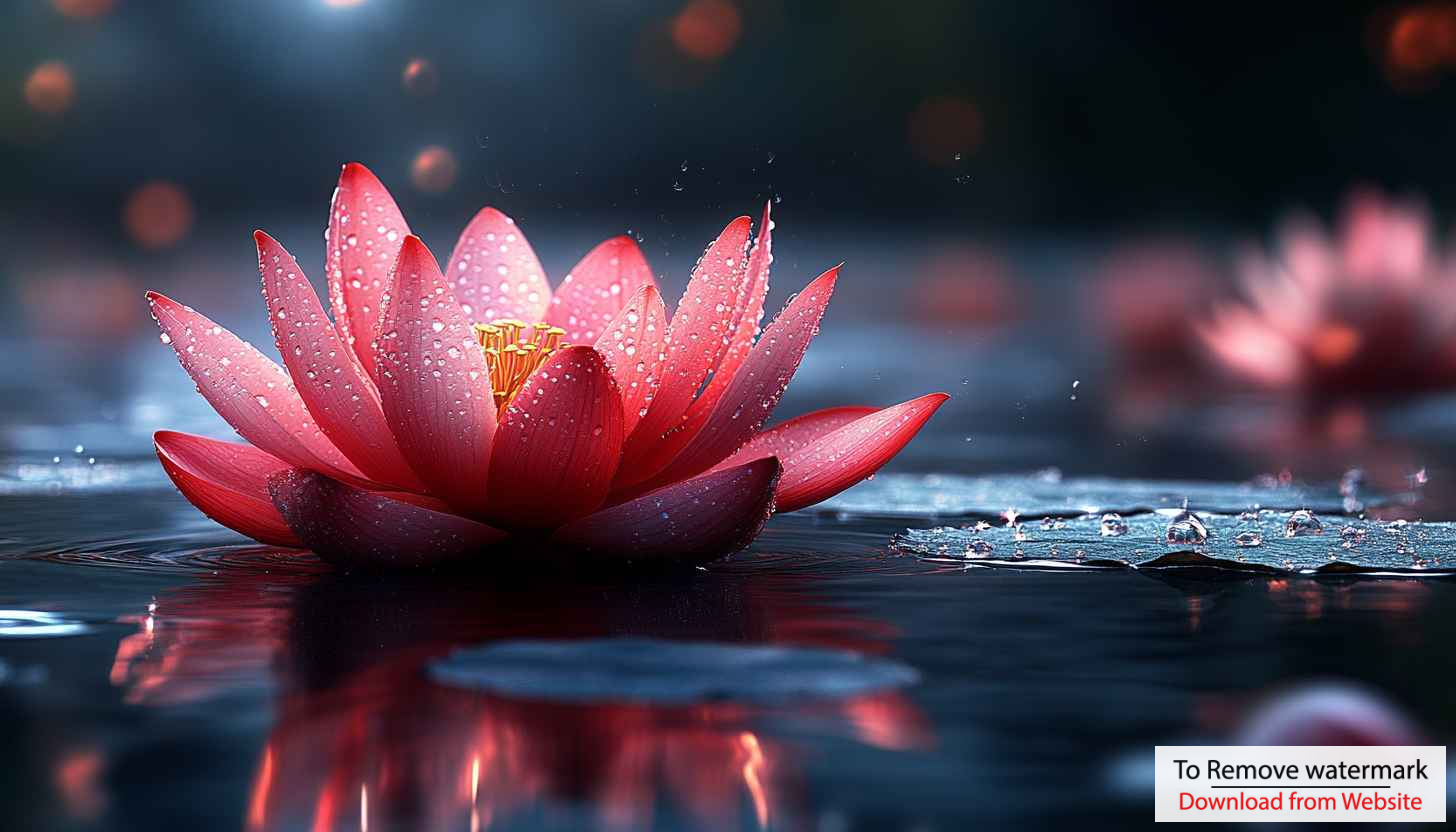 Red Lotus Flower Wallpaper: 4k Nature, Desktop Backgrounds, Water Lily Red Lotus Flower Wallpaper: 4k Nature, Desktop Backgrounds, Water Lily