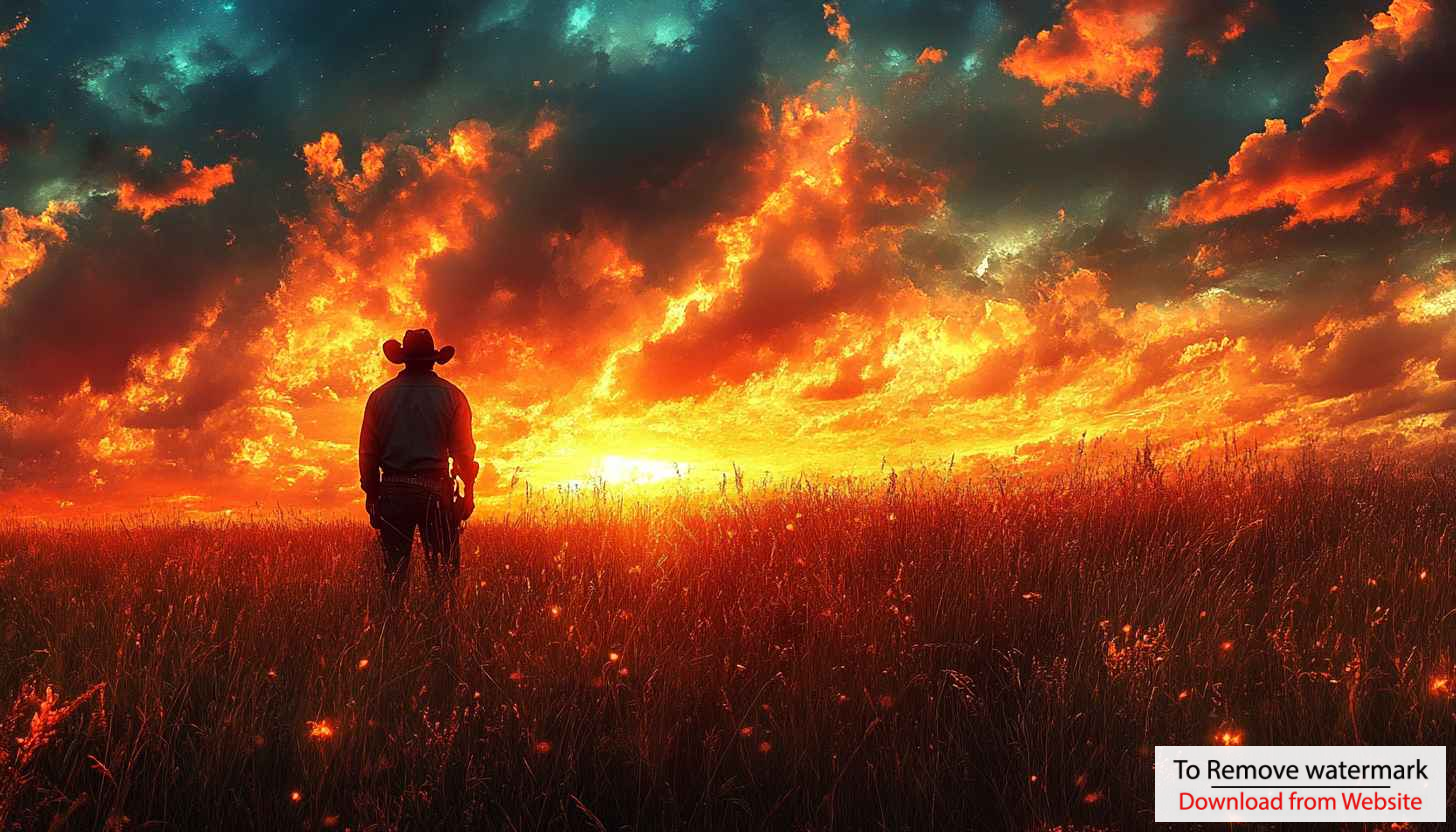 Cowboy Sunset Wallpaper: Western Landscape Backgrounds for Desktop & Mobile Cowboy Sunset Wallpaper: Western Landscape Backgrounds for Desktop & Mobile