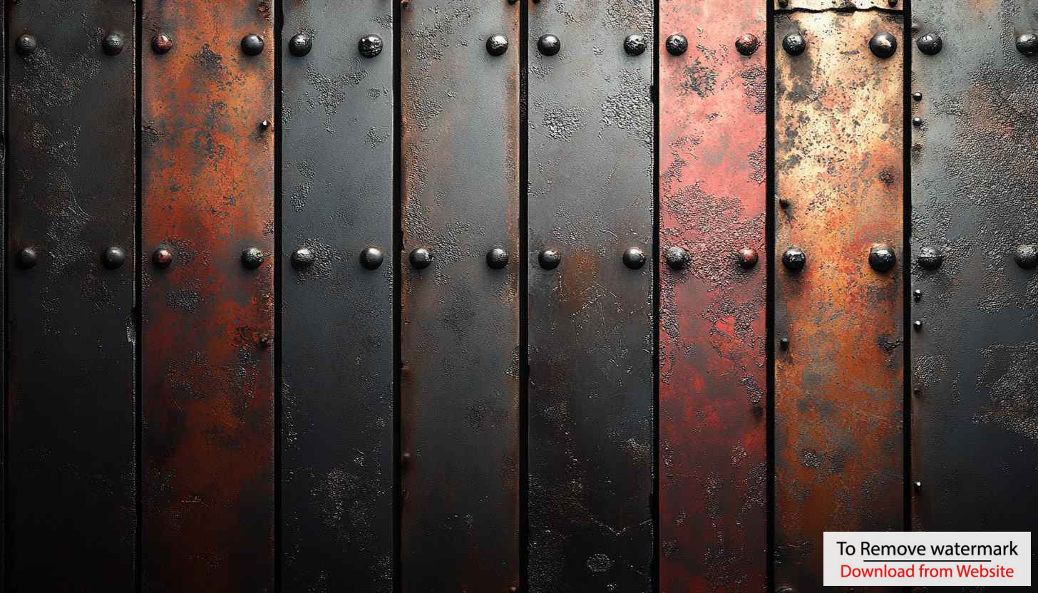 Rusty Metal Texture Wallpaper, Industrial Design, 4k Background