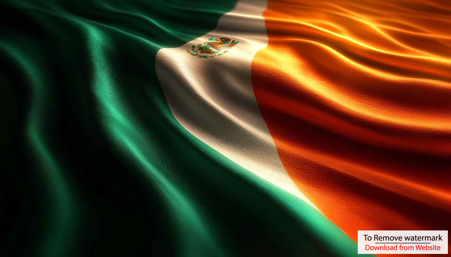 Mexico Flag Wallpaper 4K, HD Mexican National Symbol Desktop Background