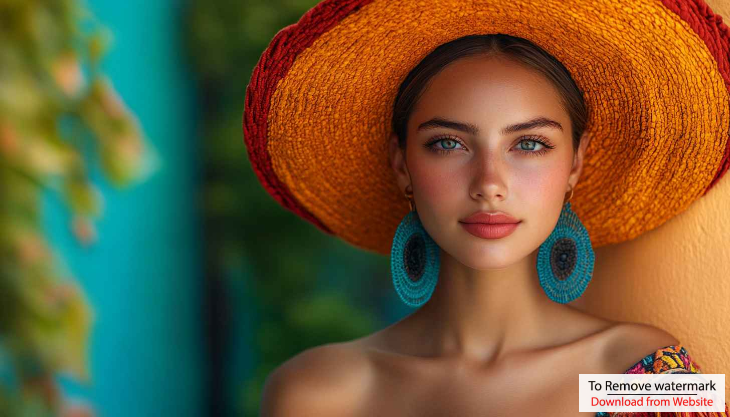 Beautiful Woman Portrait Wallpaper, Summer Fashion Wallpaper, Model Wallpaper