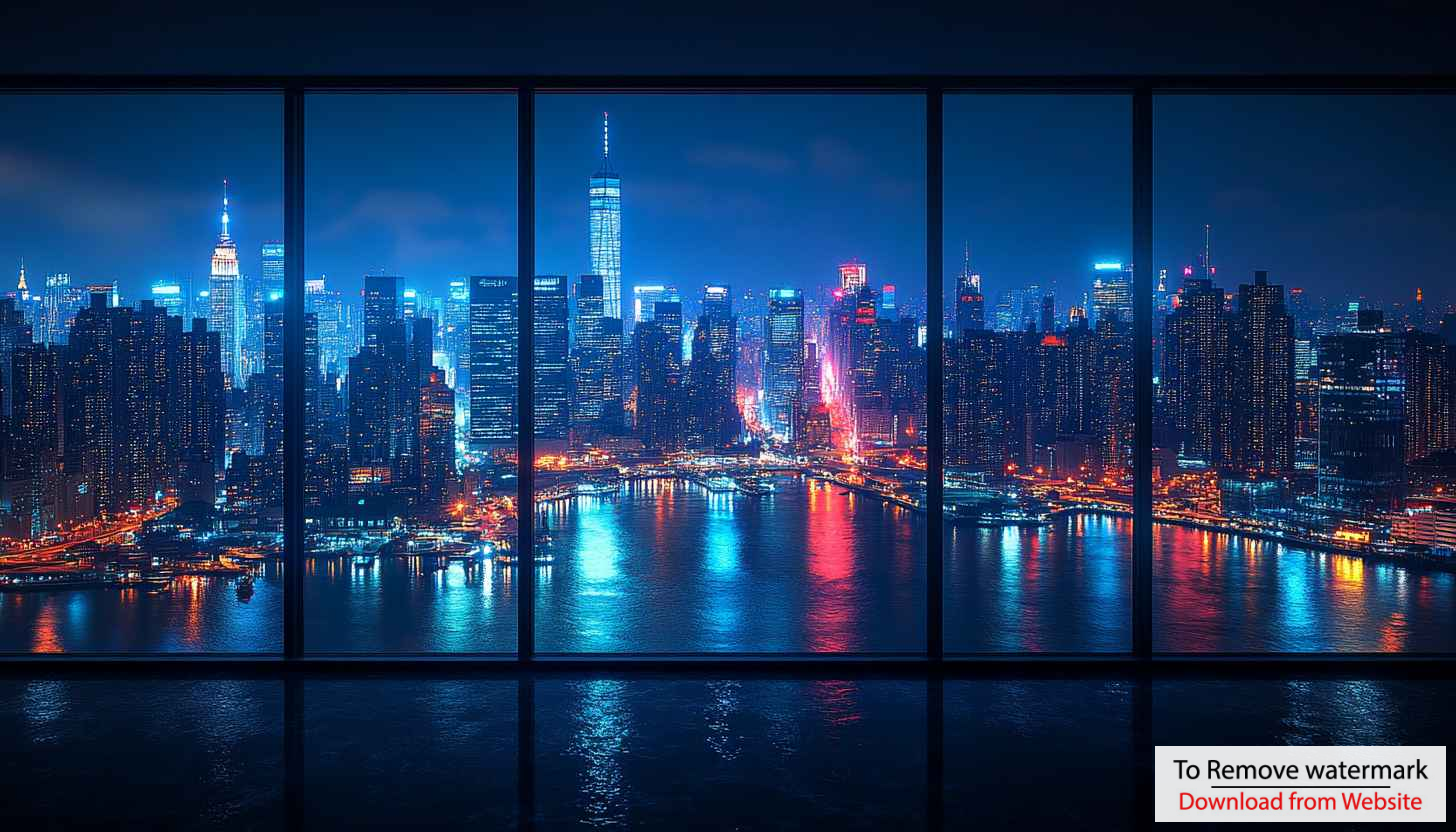 New York City Night Wallpaper, Cityscape 4k Wallpaper for Desktop