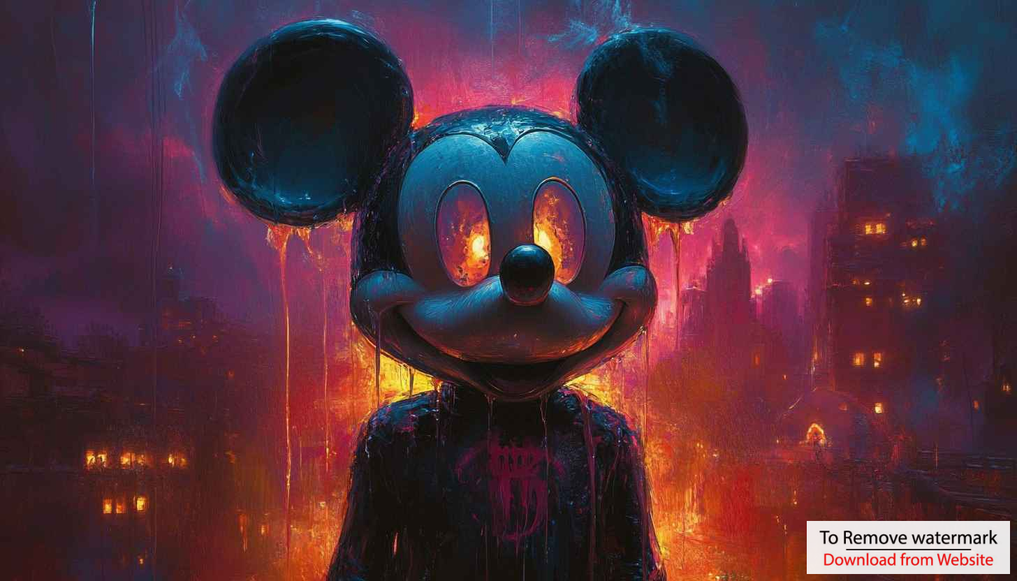 Evil Mickey Mouse Wallpaper, Cartoon Art Background, 4K Laptop Wallpaper Evil Mickey Mouse Wallpaper, Cartoon Art Background, 4K Laptop Wallpaper