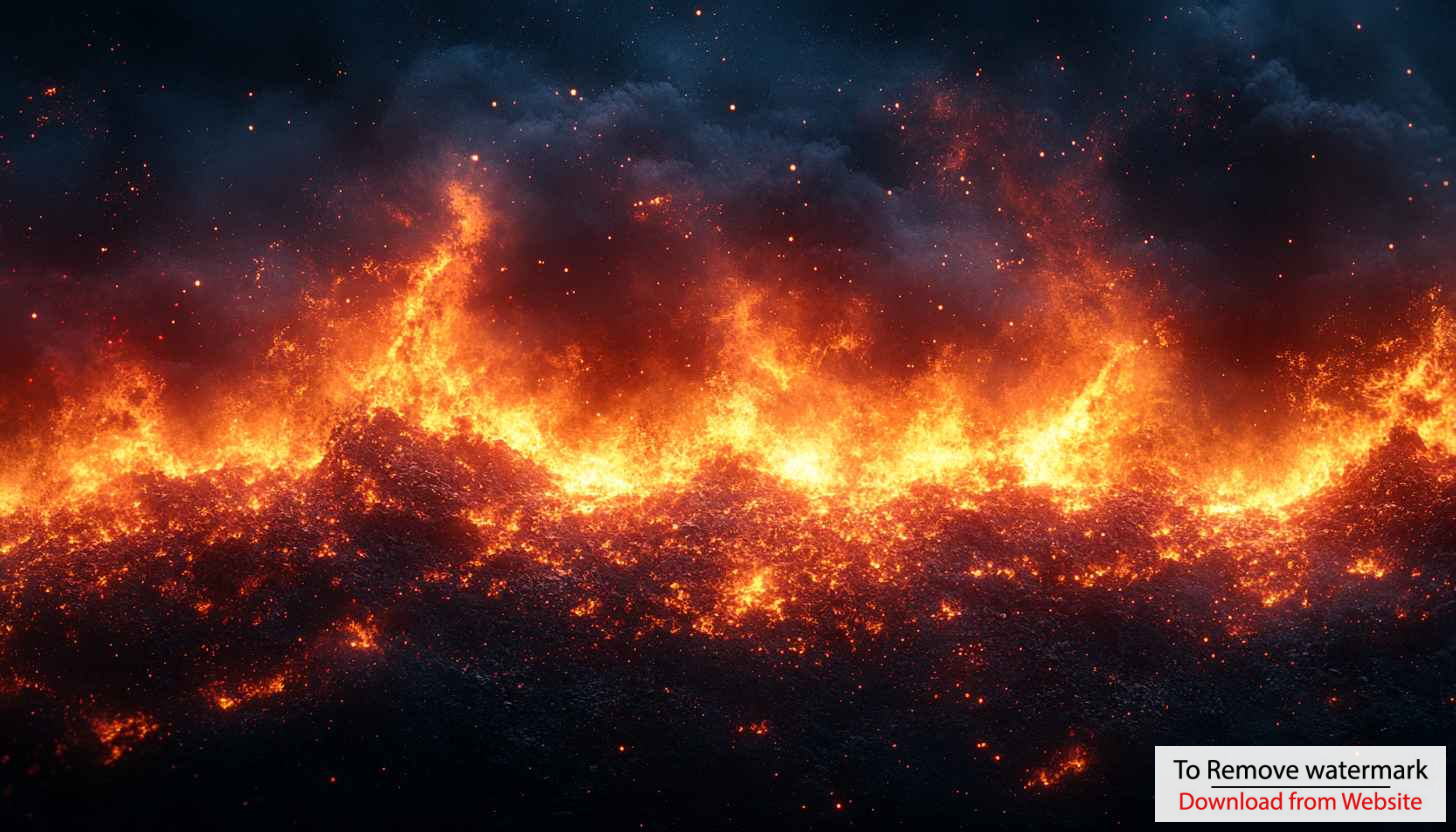 Fiery Lava Field Wallpaper for Desktop and Mobile in 4K Fiery Lava Field Wallpaper for Desktop and Mobile in 4K