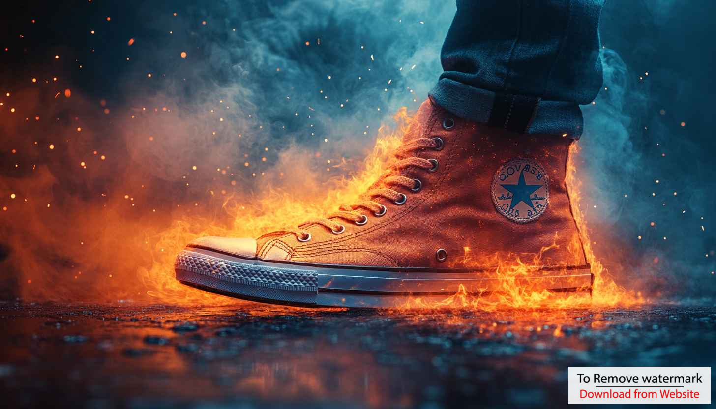 Fiery Converse Sneakers Wallpaper 4K, Hype Shoes Wallpaper Fiery Converse Sneakers Wallpaper 4K, Hype Shoes Wallpaper