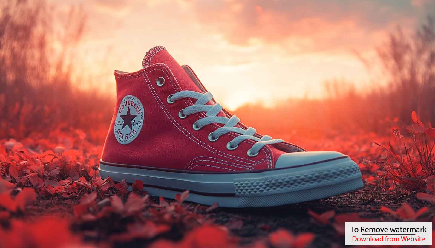 Red Converse wallpaper, Red Shoes wallpaper, shoes wallpaper, 4k wallpaper