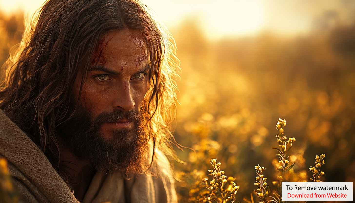 Jesus Christ Wallpaper Portrait, The Chosen, Religious Theme, 4K Wallpaper