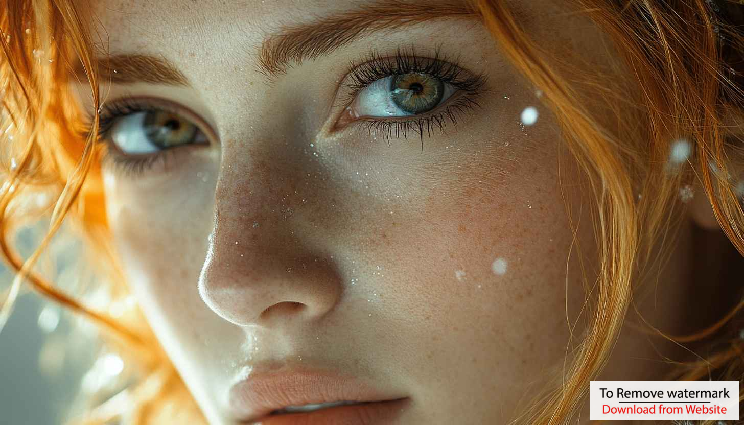 Redhead Woman Portrait Wallpaper, Beauty Model Wallpaper, Girl Face Wallpaper