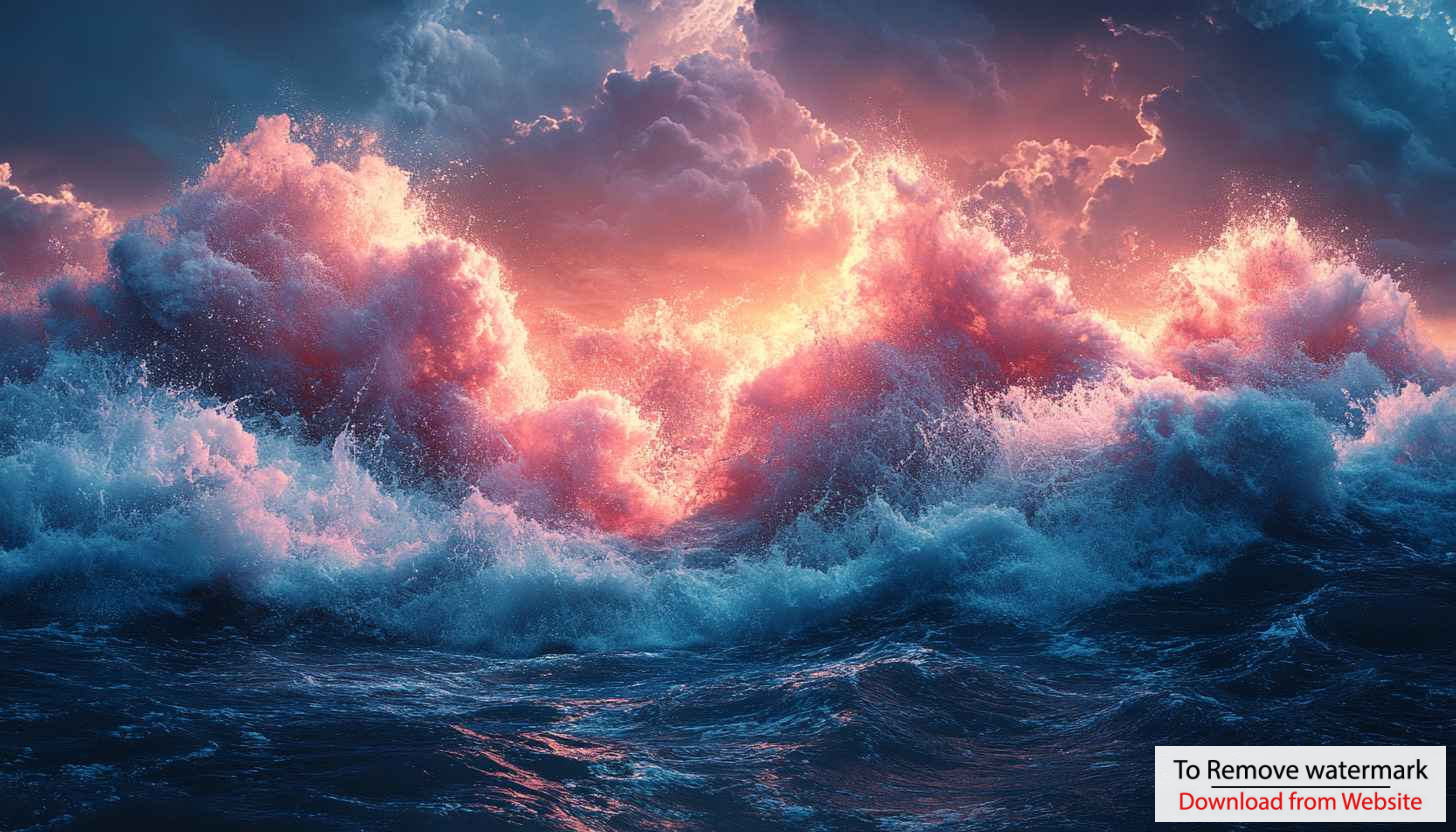 Ocean Wave Wallpaper: Dramatic Seascape, Nature, 4K, Desktop Background Ocean Wave Wallpaper: Dramatic Seascape, Nature, 4K, Desktop Background