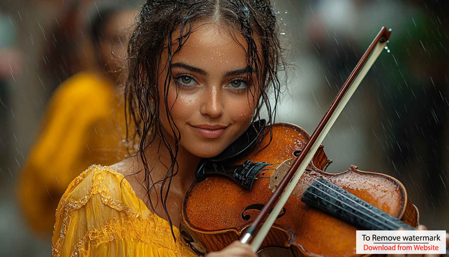 Violin Girl Wallpaper, Musical instrument Wallpaper, Portrait Wallpaper, 4k Wallpaper Violin Girl Wallpaper, Musical instrument Wallpaper, Portrait Wallpaper, 4k Wallpaper