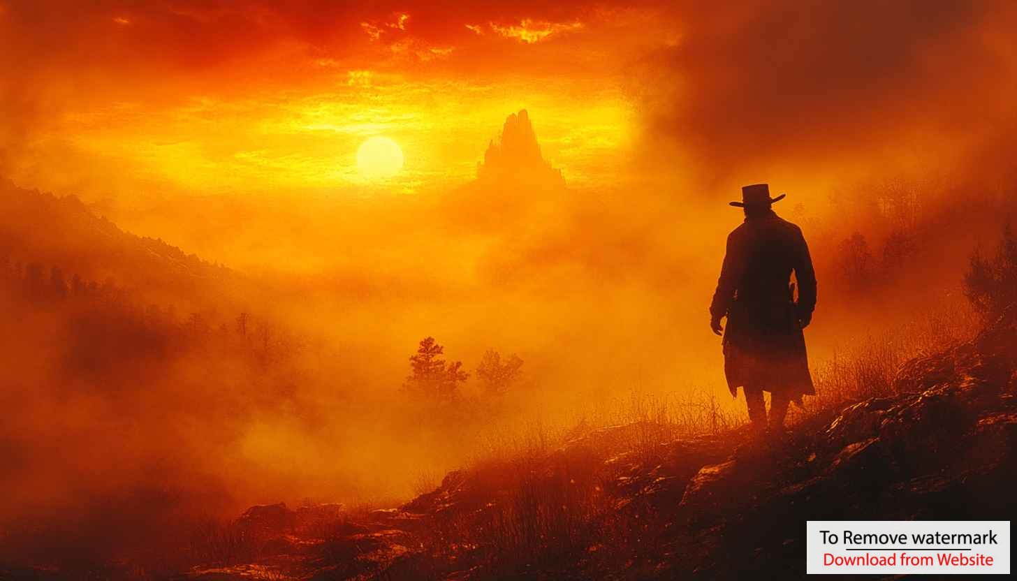 Red Dead Redemption 2 Wallpaper, Cowboy Western Backgrounds, Sunset Landscape Red Dead Redemption 2 Wallpaper, Cowboy Western Backgrounds, Sunset Landscape