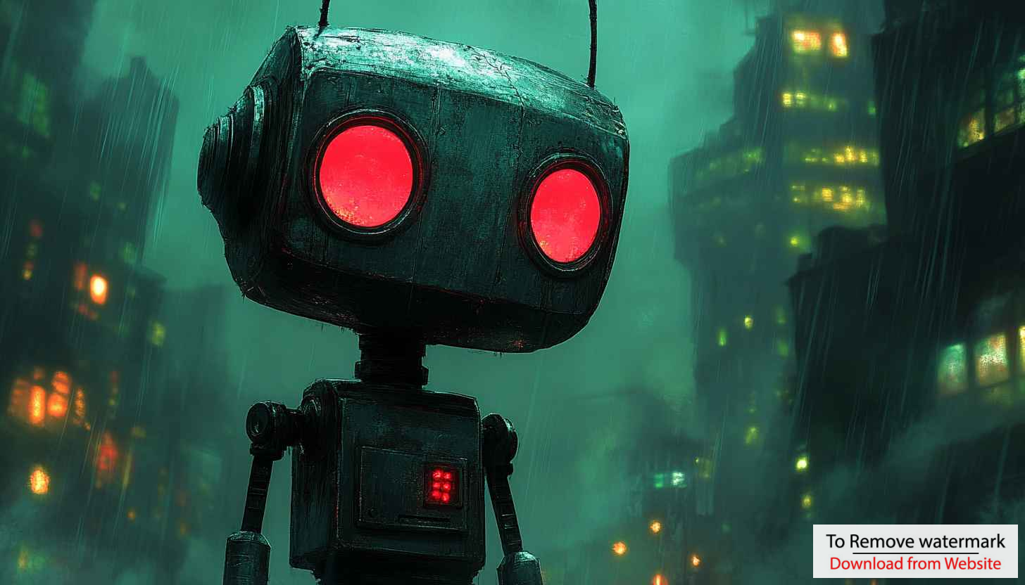 Robot Wallpaper 4k, Cyberpunk City Wallpaper, Futuristic Robot Background Robot Wallpaper 4k, Cyberpunk City Wallpaper, Futuristic Robot Background
