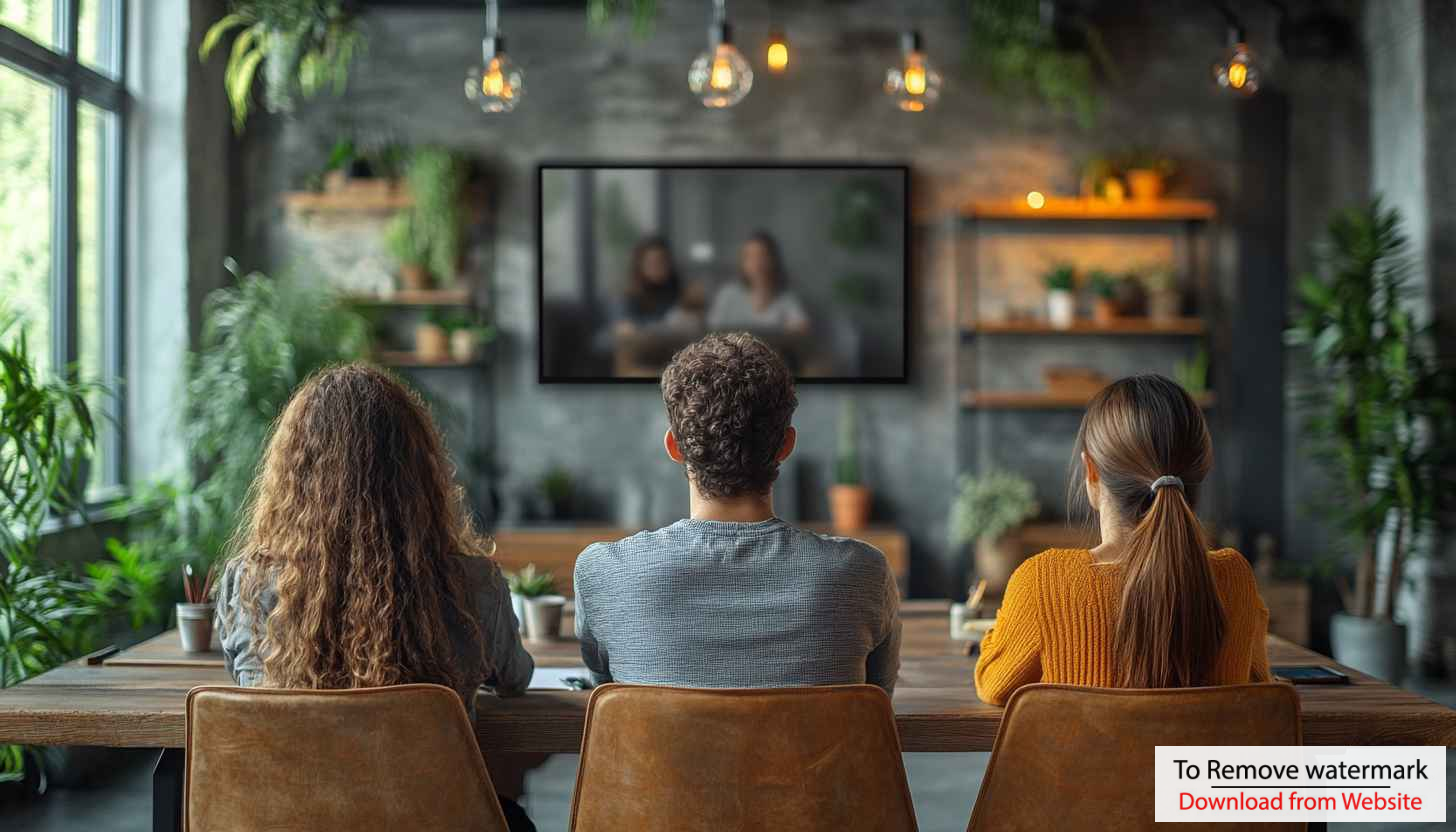 Home Theater Wallpaper, Family Room Wallpaper, Living Room Interior Wallpaper