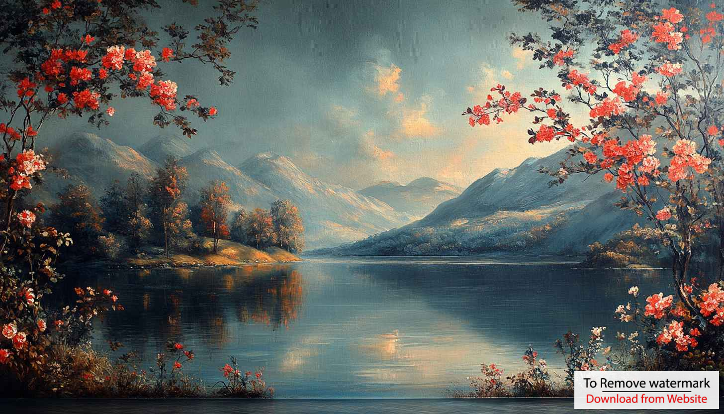 Lake Painting Wallpaper, Nature Scenery Wallpaper, Landscape Wallpaper HD Lake Painting Wallpaper, Nature Scenery Wallpaper, Landscape Wallpaper HD