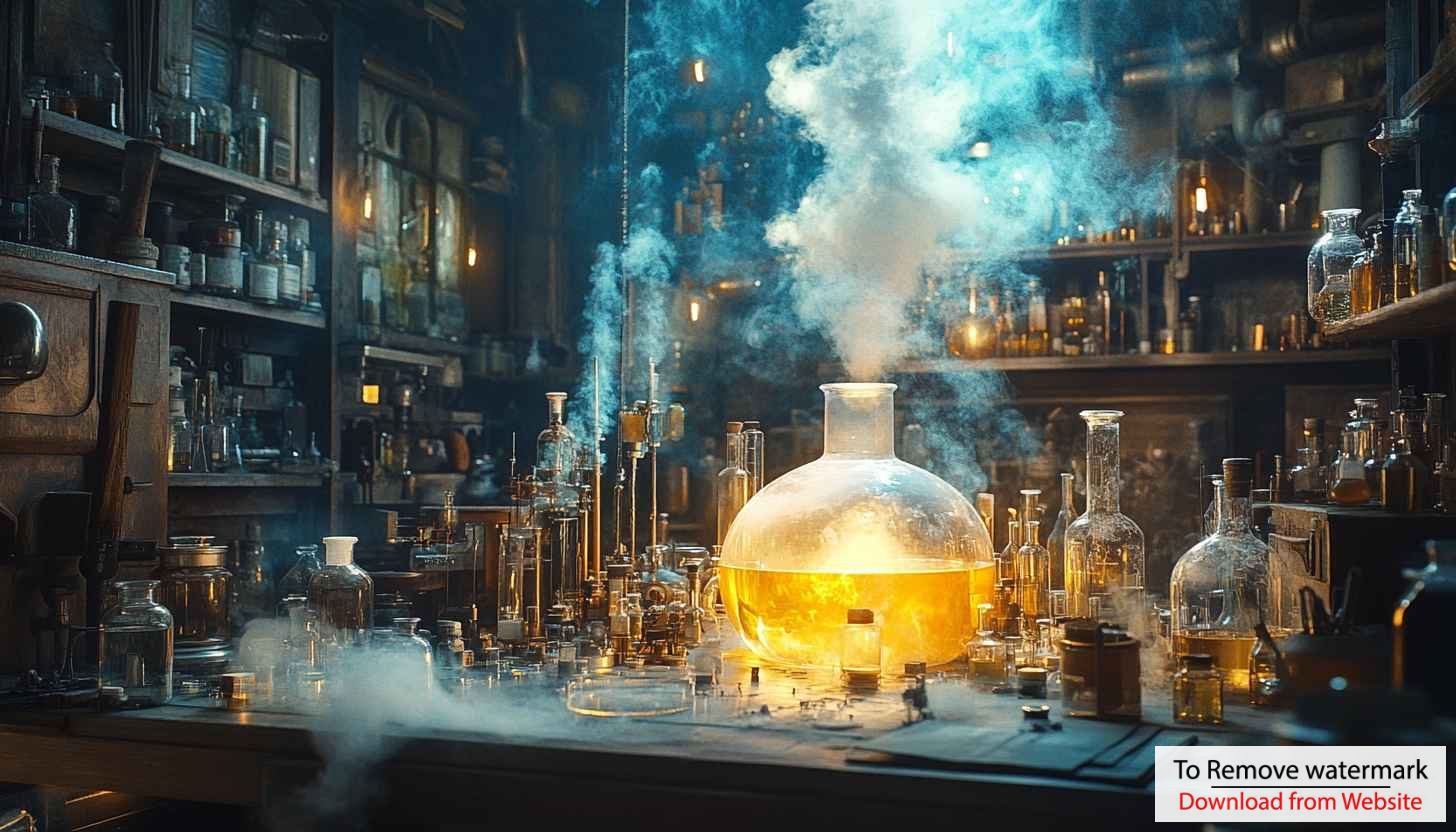 Steampunk Alchemy Lab Desktop Wallpaper, Retro Science Mobile Background Steampunk Alchemy Lab Desktop Wallpaper, Retro Science Mobile Background