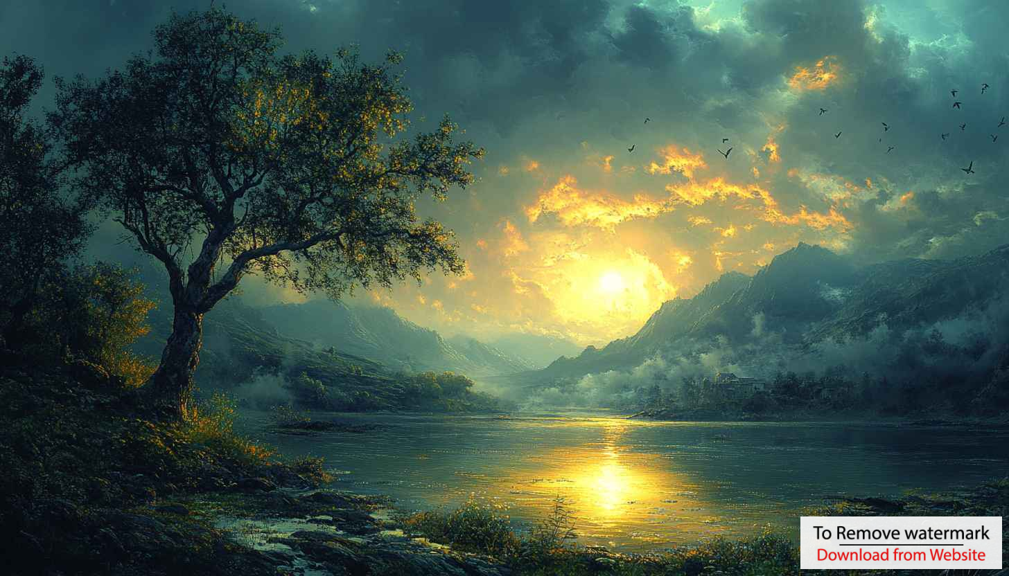 Golden Sunset Lake View Free Mobile Desktop Wallpaper 4K Golden Sunset Lake View Free Mobile Desktop Wallpaper 4K
