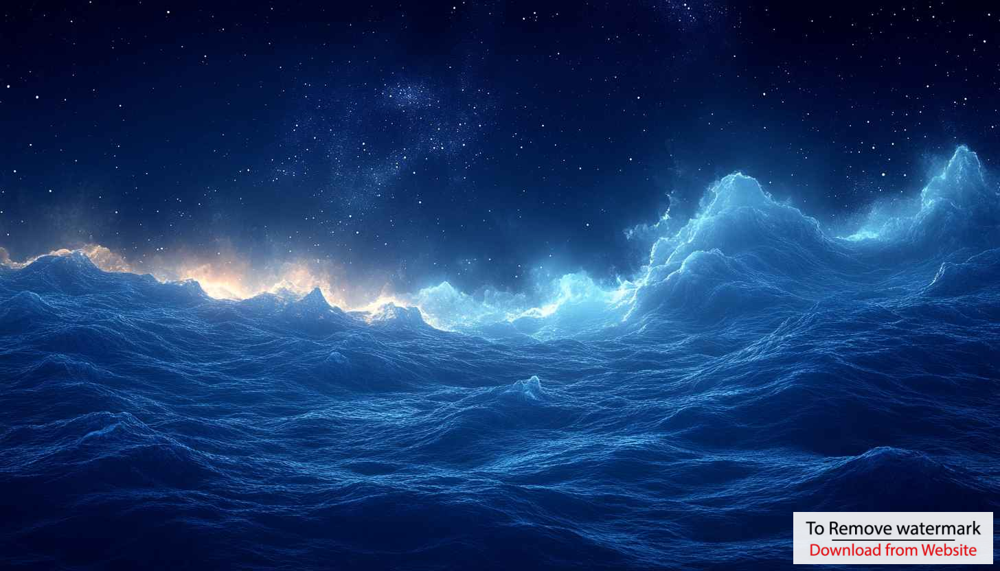 Starlit Ocean Waves 4K Desktop Background Free Mobile Wallpaper Starlit Ocean Waves 4K Desktop Background Free Mobile Wallpaper