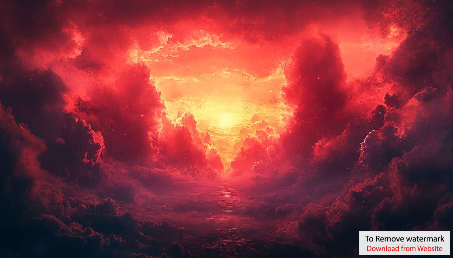 Fiery Red Cloudscape 4K Desktop Wallpaper for Computer Backgrounds Fiery Red Cloudscape 4K Desktop Wallpaper for Computer Backgrounds