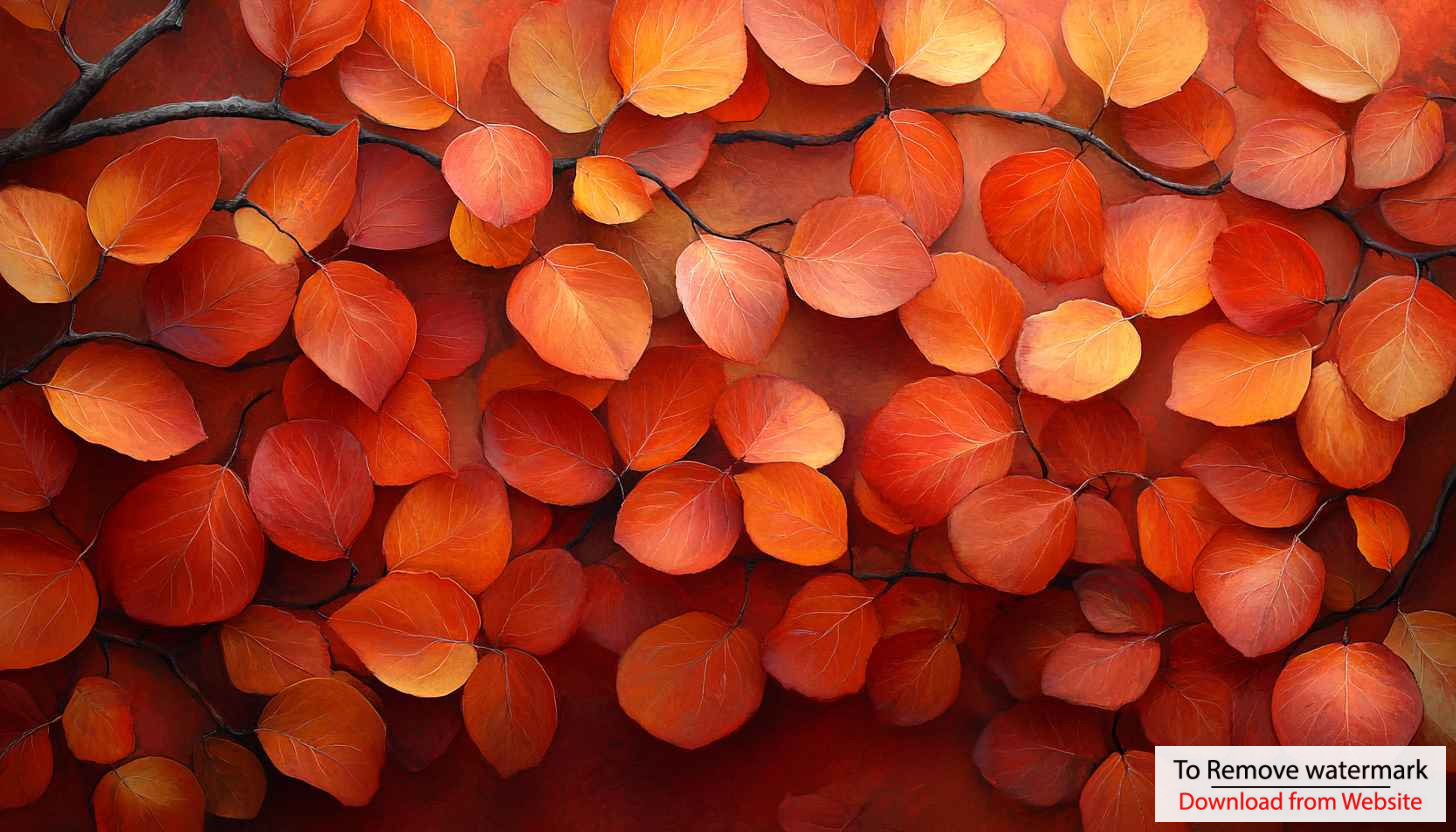 Autumn Leaves Desktop Background, Orange and Red Fall Foliage Wallpaper Autumn Leaves Desktop Background, Orange and Red Fall Foliage Wallpaper