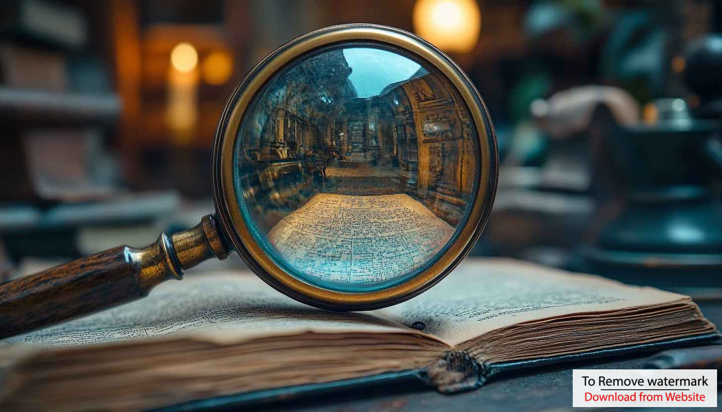 Antique Book and Magnifying Glass Aesthetic Wallpaper for Desktop Antique Book and Magnifying Glass Aesthetic Wallpaper for Desktop