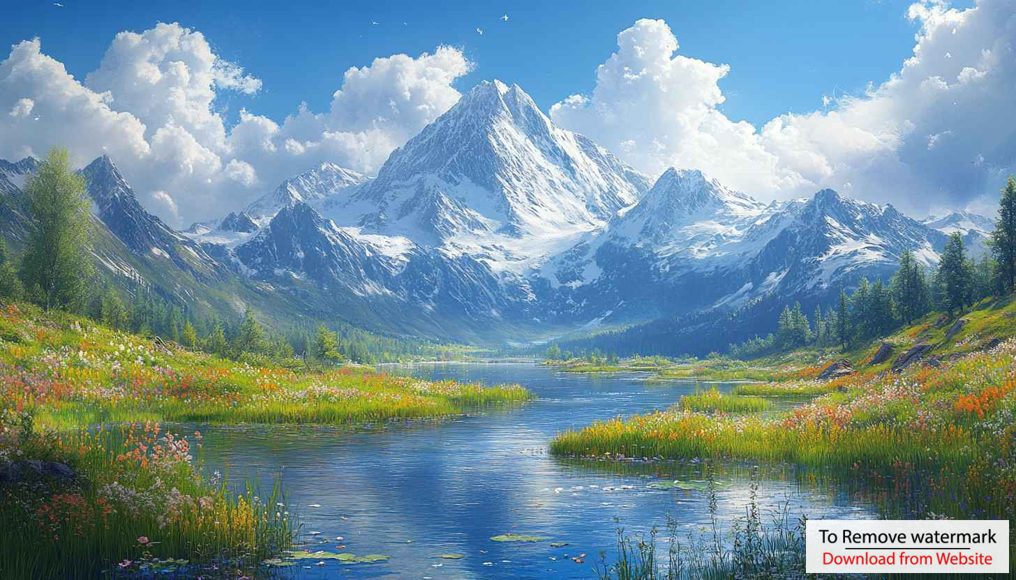 Snowy Mountain Lake Scenery Mobile Wallpaper Background Free Snowy Mountain Lake Scenery Mobile Wallpaper Background Free