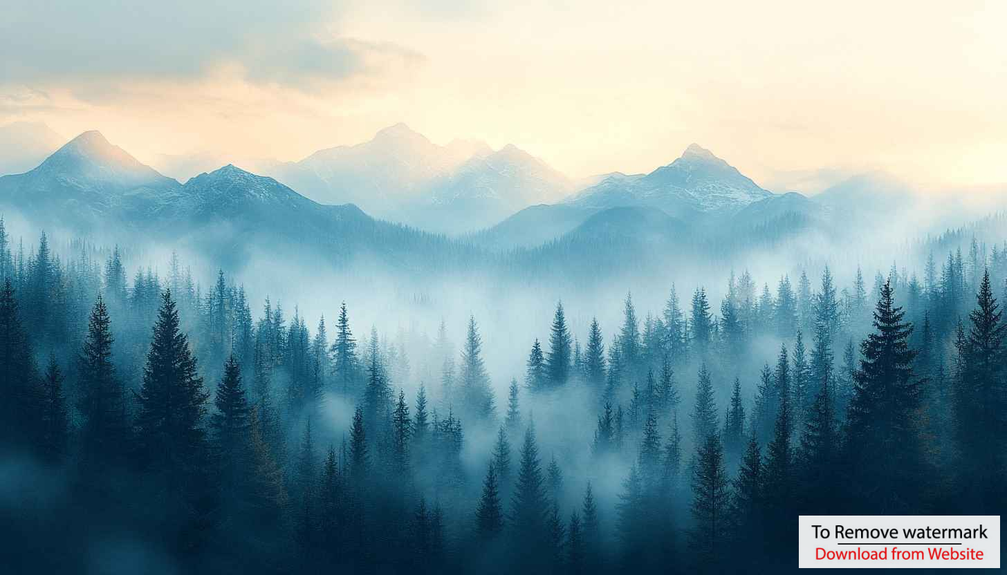Foggy Mountain Landscape Wallpaper Free 4K Desktop Background Aesthetic Foggy Mountain Landscape Wallpaper Free 4K Desktop Background Aesthetic