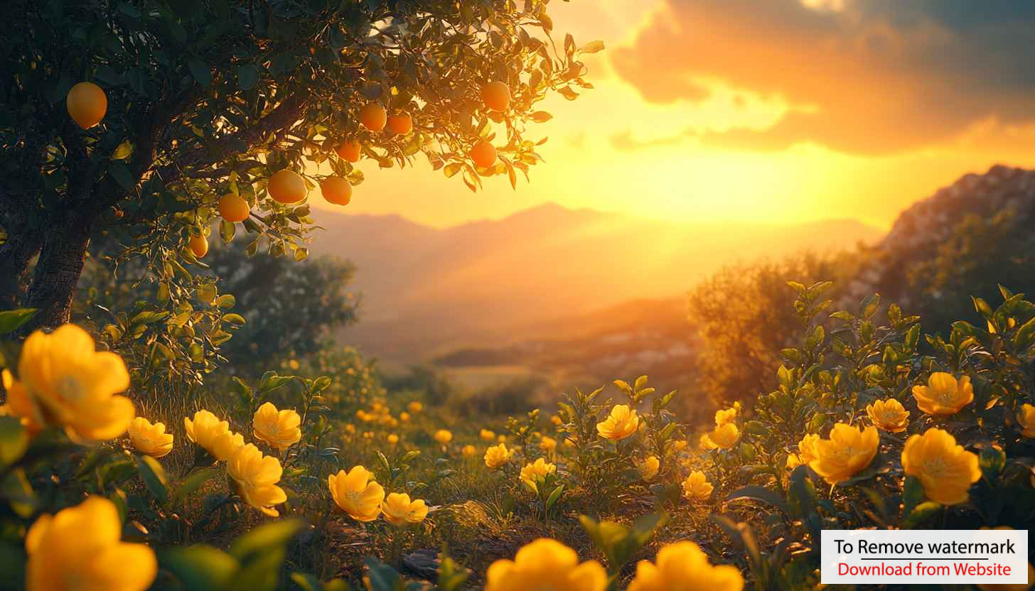 Golden Sunset Yellow Flowers 4K Wallpaper Mobile Background Golden Sunset Yellow Flowers 4K Wallpaper Mobile Background