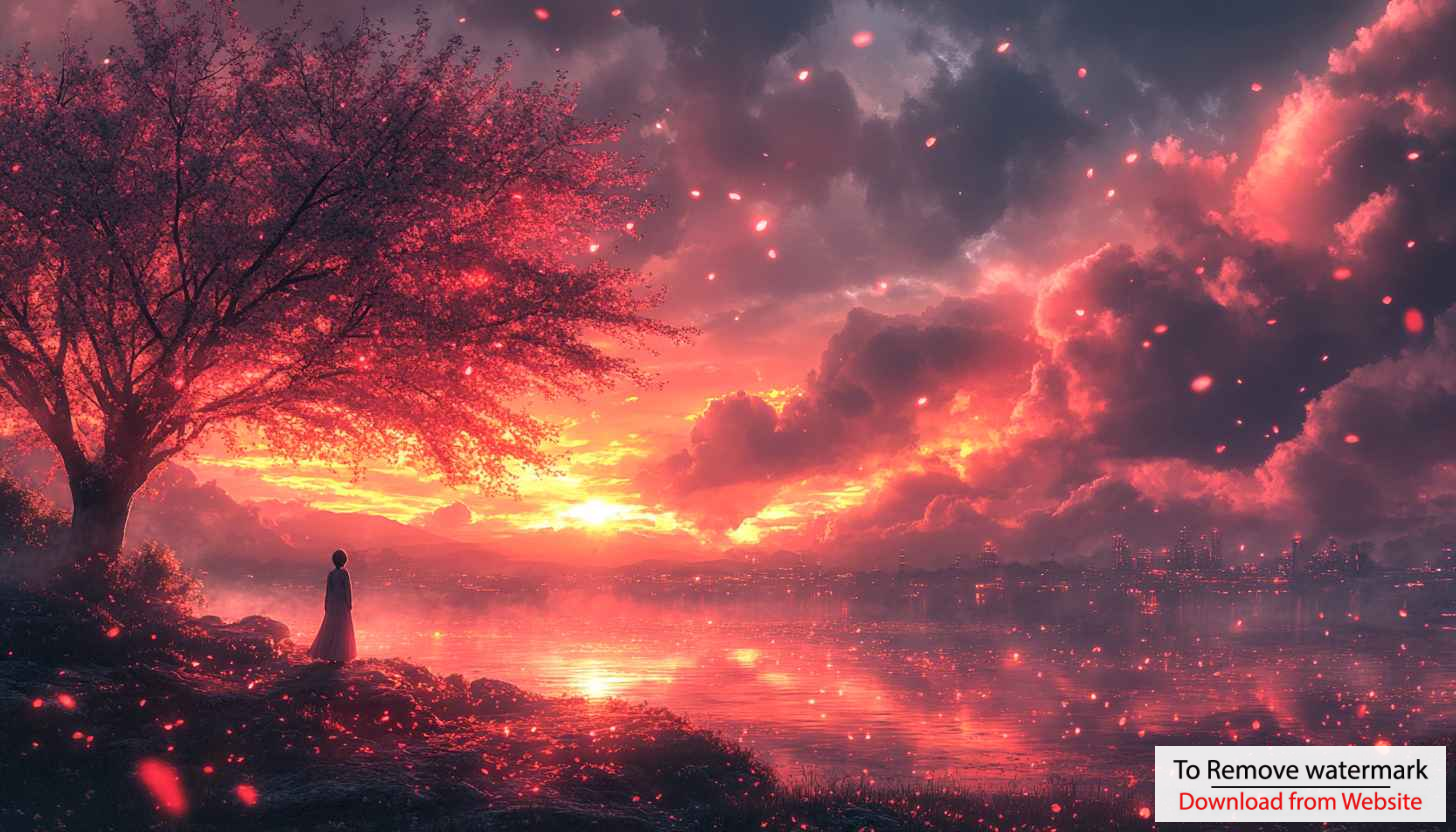 Serene Sunset River 4K Wallpaper for Desktop and Mobile Serene Sunset River 4K Wallpaper for Desktop and Mobile