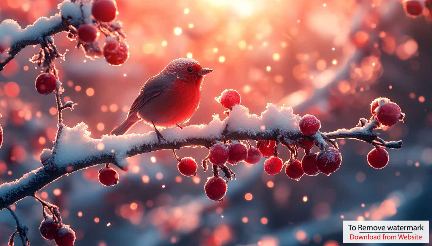 Winter Robin Bird Snowy Branch Mobile and Desktop Wallpaper Winter Robin Bird Snowy Branch Mobile and Desktop Wallpaper