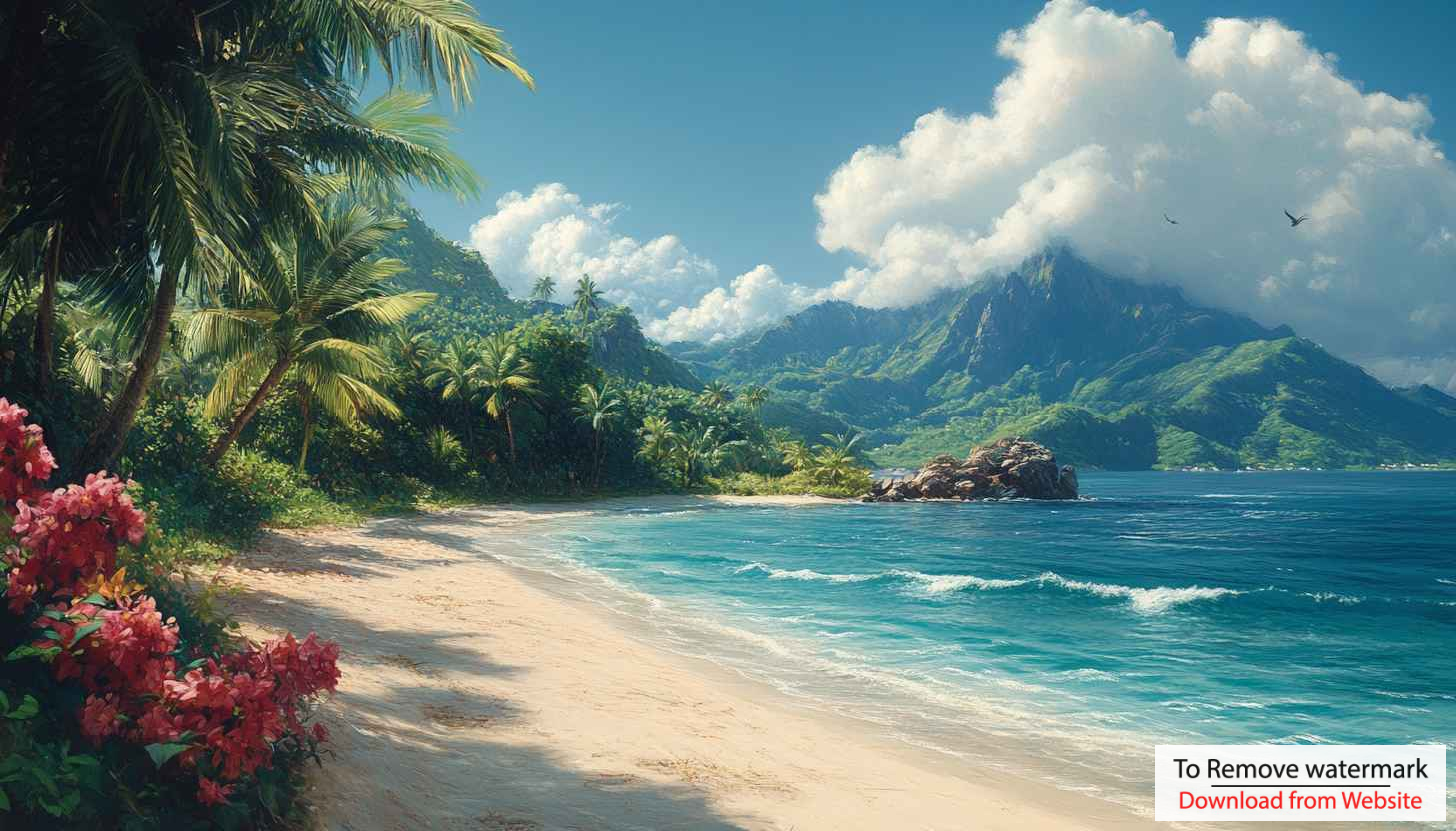 Tropical Beach Paradise 4K Desktop Background Free Mobile Wallpaper Tropical Beach Paradise 4K Desktop Background Free Mobile Wallpaper